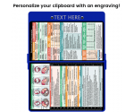 WhiteCoat Clipboard® - Blue OB Ultrasonography Edition